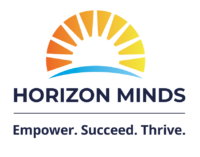 Logo for Horizon Minds. Business and mindset classes for children,